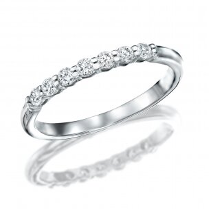 טבעת חצי נישואין יהלומים מעבדה RD201