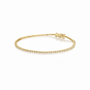 צמיד טניס  1.00 קראט יהלומים מעבדה