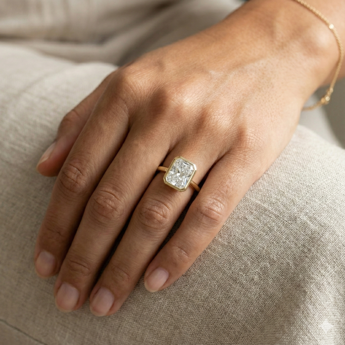 טבעת יהלום בעבודת יד רדיאן 2.00 קארט מעבדה