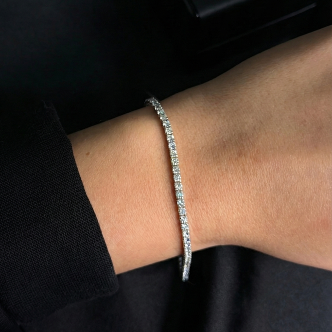 צמיד טניס 3.0 קארט יהלומים מעבדה