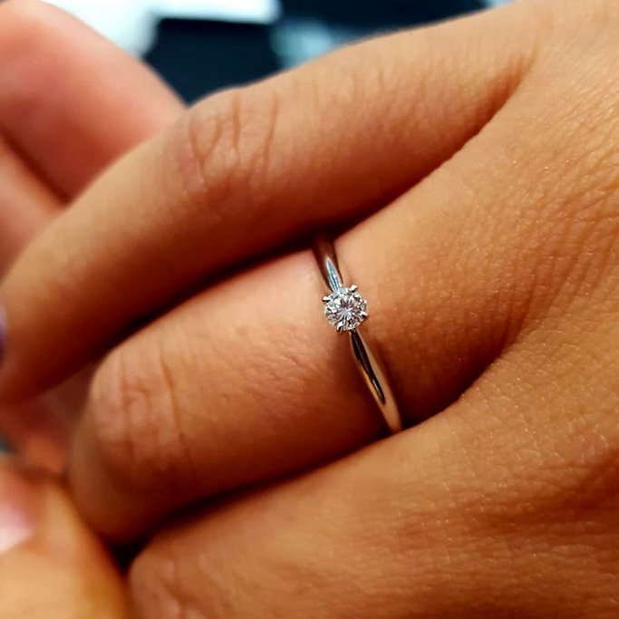 טבעת אירוסין יהלום RA523