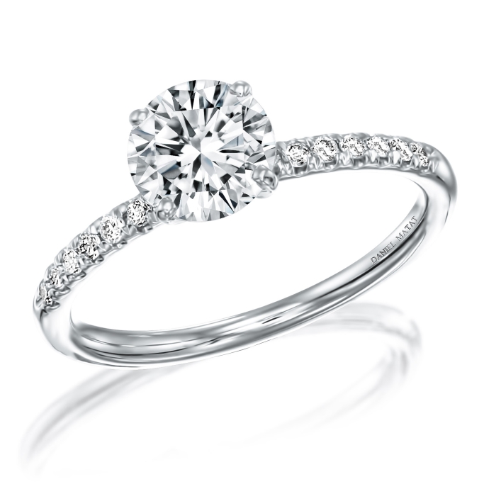 טבעת אירוסין יהלומים 1.00 קראט RA288