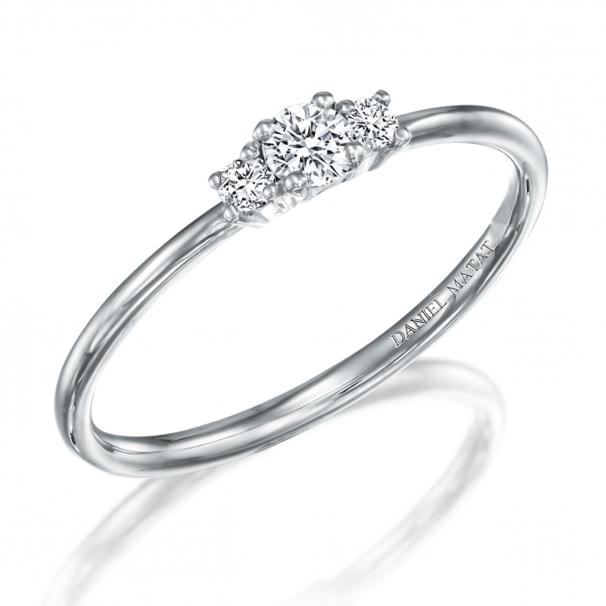 טבעת סוליטר יהלום RA456