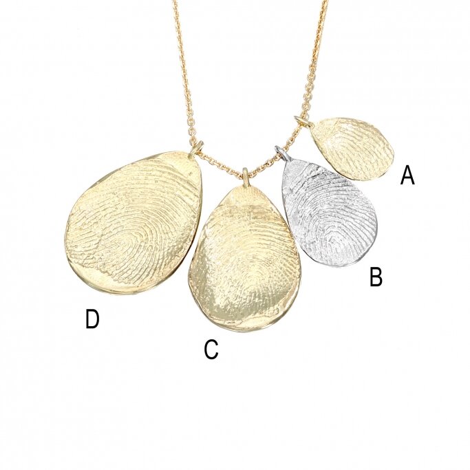 שרשרת טיפה טביעת אצבע P261