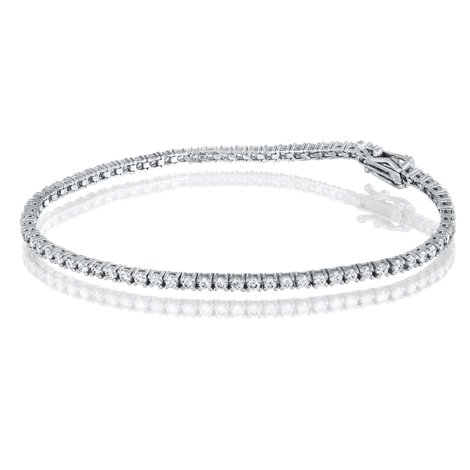 צמיד טניס 2.5 קארט יהלומים מעבדה