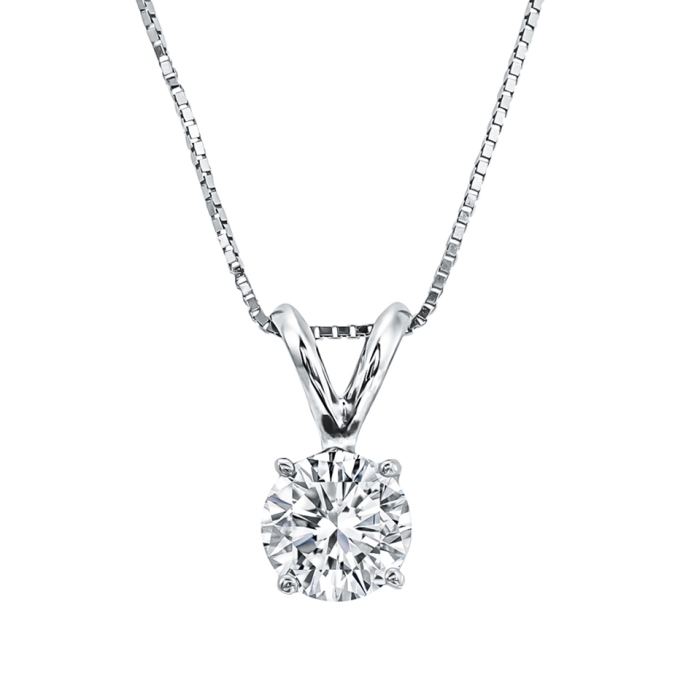 שרשרת סוליטר יהלום מעבדה 0.80 קראט