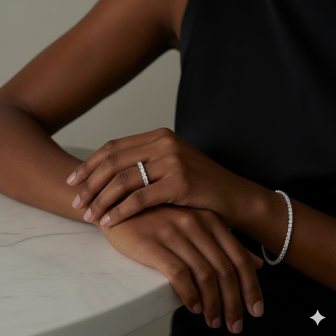 צמיד טניס יהלומים 5.0 קארט מעבדה