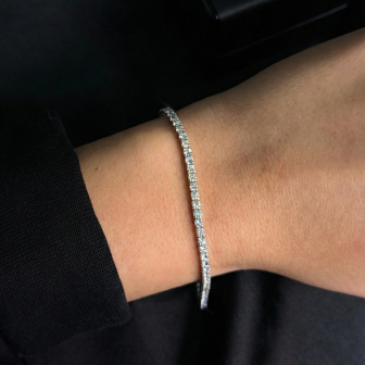 צמיד טניס 3.0 קארט יהלומים מעבדה