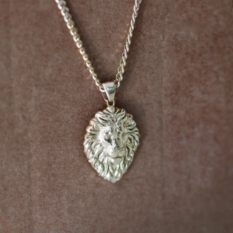 שרשרת אריה לגבר - Lion necklace for men