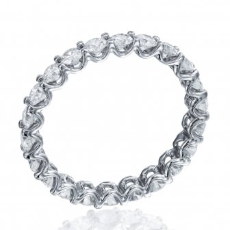 טבעת גלגל נישואין 1.80 קראט / Diamond eternity wedding band RD158 