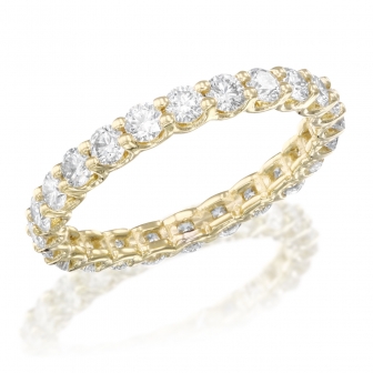 טבעת גלגל יהלומים בל / Diamond eternity wedding band