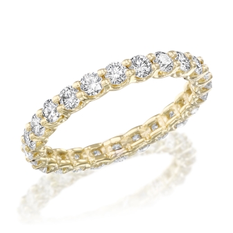טבעת גלגל יהלומים בל / Diamond eternity wedding band  cybex  