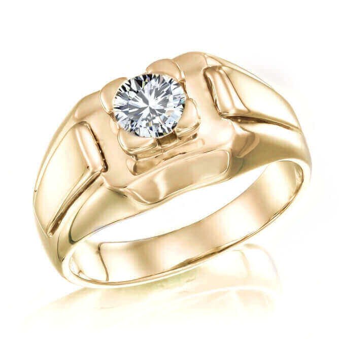 טבעת יהלום לגבר RK4