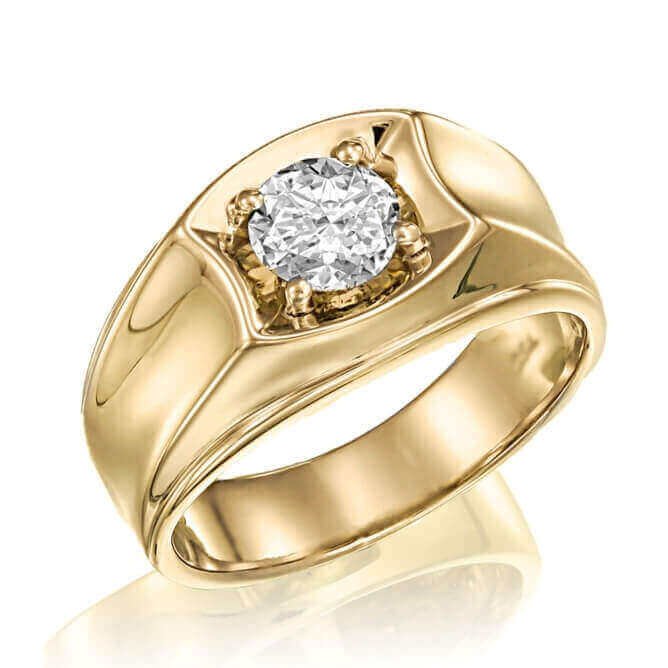 טבעת יהלום לגבר RK66