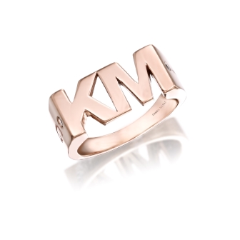 טבעת אותיות KM cybex
