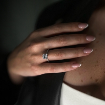 טבעת אירוסין 2.00 קראט מעבדה RB471