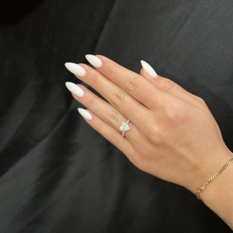 טבעת אירוסין יהלומי מעבדה RB479