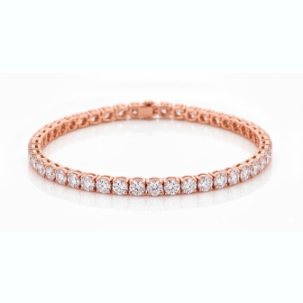 צמיד טניס 10 קראט יהלומי מעבדה