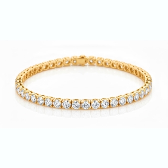 צמיד טניס 10 קראט יהלומי מעבדה