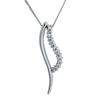 שרשרת מעוצבת יהלומים df1